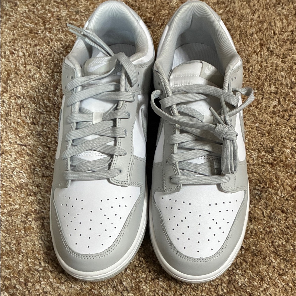 White/Smoke Grey  Nike dunk lows